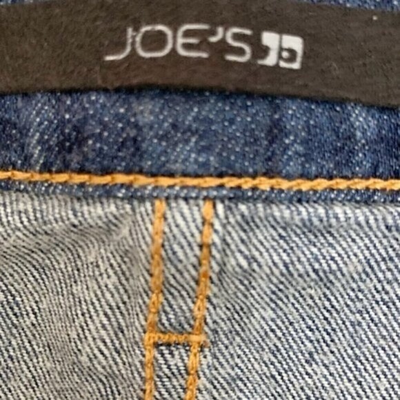 Joe's Distressed Med Wash Whiskered Cotton Denim Casual Summer Shorts - Picture 8 of 10